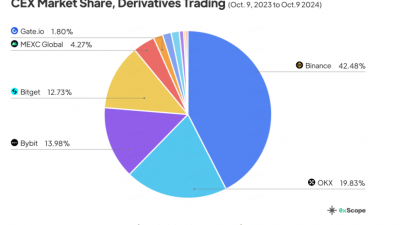 바이낸스 점유율 하락 속 성장하는 탈중앙화 거래소