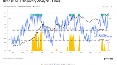 비트코인 유통 공급량 95%가 ‘수익’