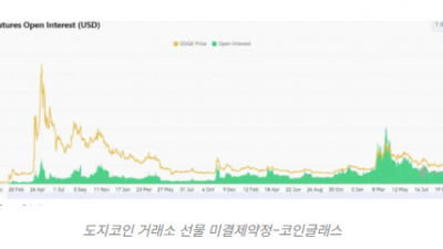 도지코인 미결제 약정 45억 3000 달러 사상 최고치