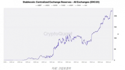 스테이블코인 시총 증가세, 비트코인 4분기 강세 신호
