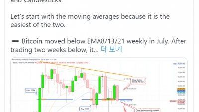 “비트코인 43K 또는 38K까지 하락 가능성”