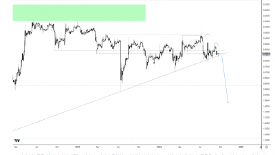 리플(XRP) 급락을 예고한 차트의 대반전