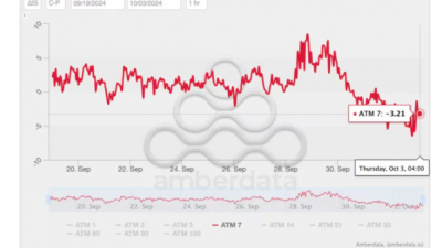 XRP 옵션 시장, 추가 하락 베팅