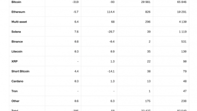암호화폐 투자상품에서 3억500만 달러 유출