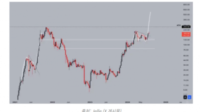 솔라나 재축적 구조 돌파로 가파른 상승 기대