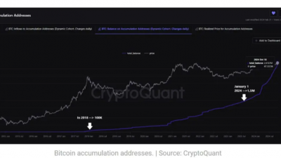 트코인 축적 주소 290만 BTC 도달