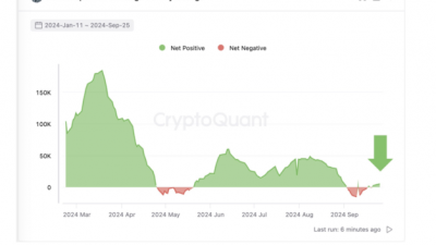 비트코인 ETF ’30일 보유고 순변화’ 플러스 전환