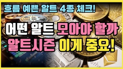 코린이 알트 시즌 준비 핵심 체크 포인트!